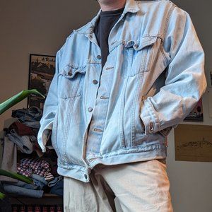 Levi's L Ultra Distressed Vintage Jacket USA